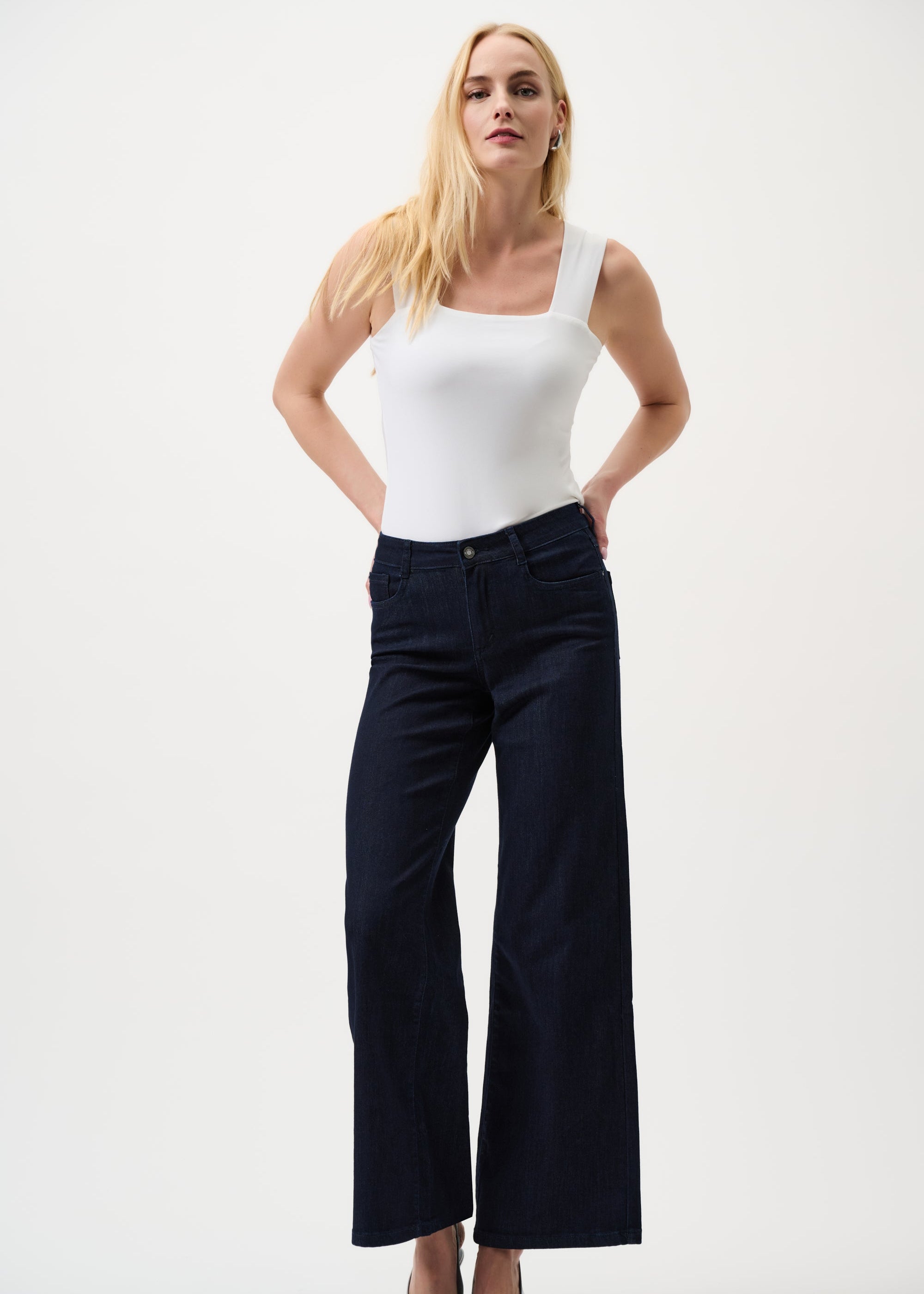 Classic Square Neck Cami - Vanilla