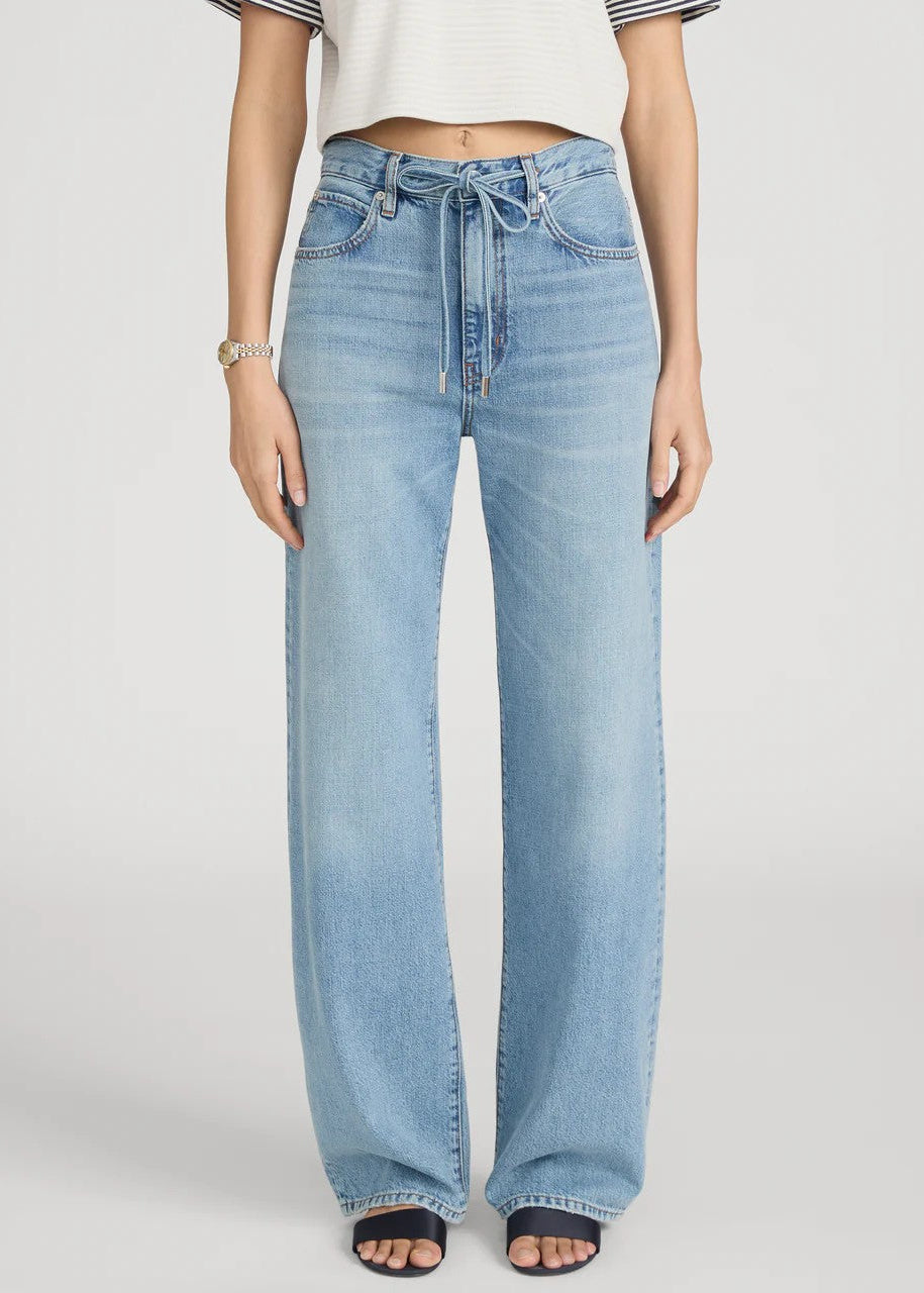 Woman in blue jeans