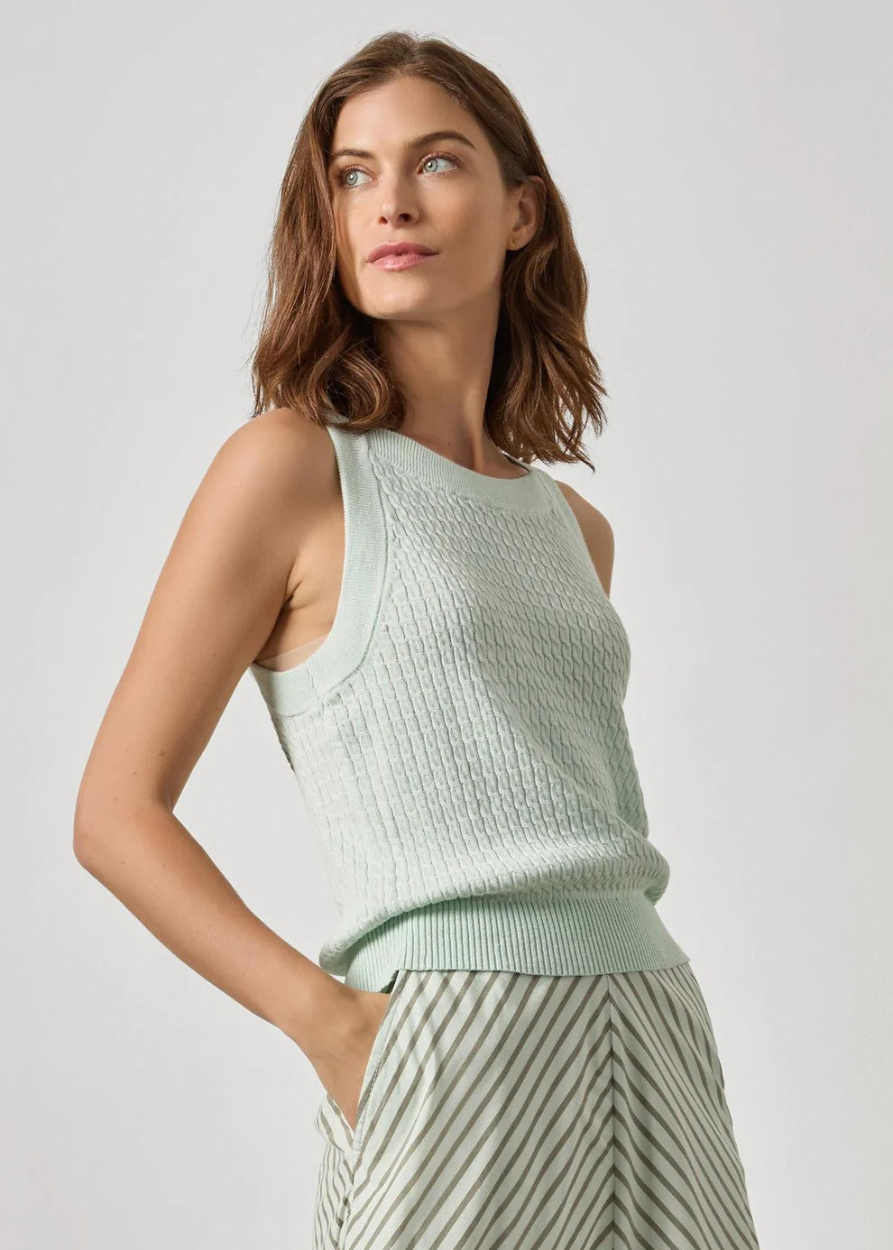 Mini Cable Knit Tank