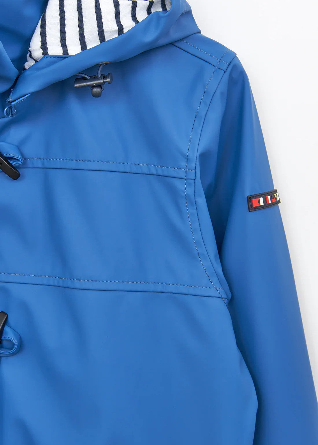 Raincoat with Stripe Lining - "High Tide"