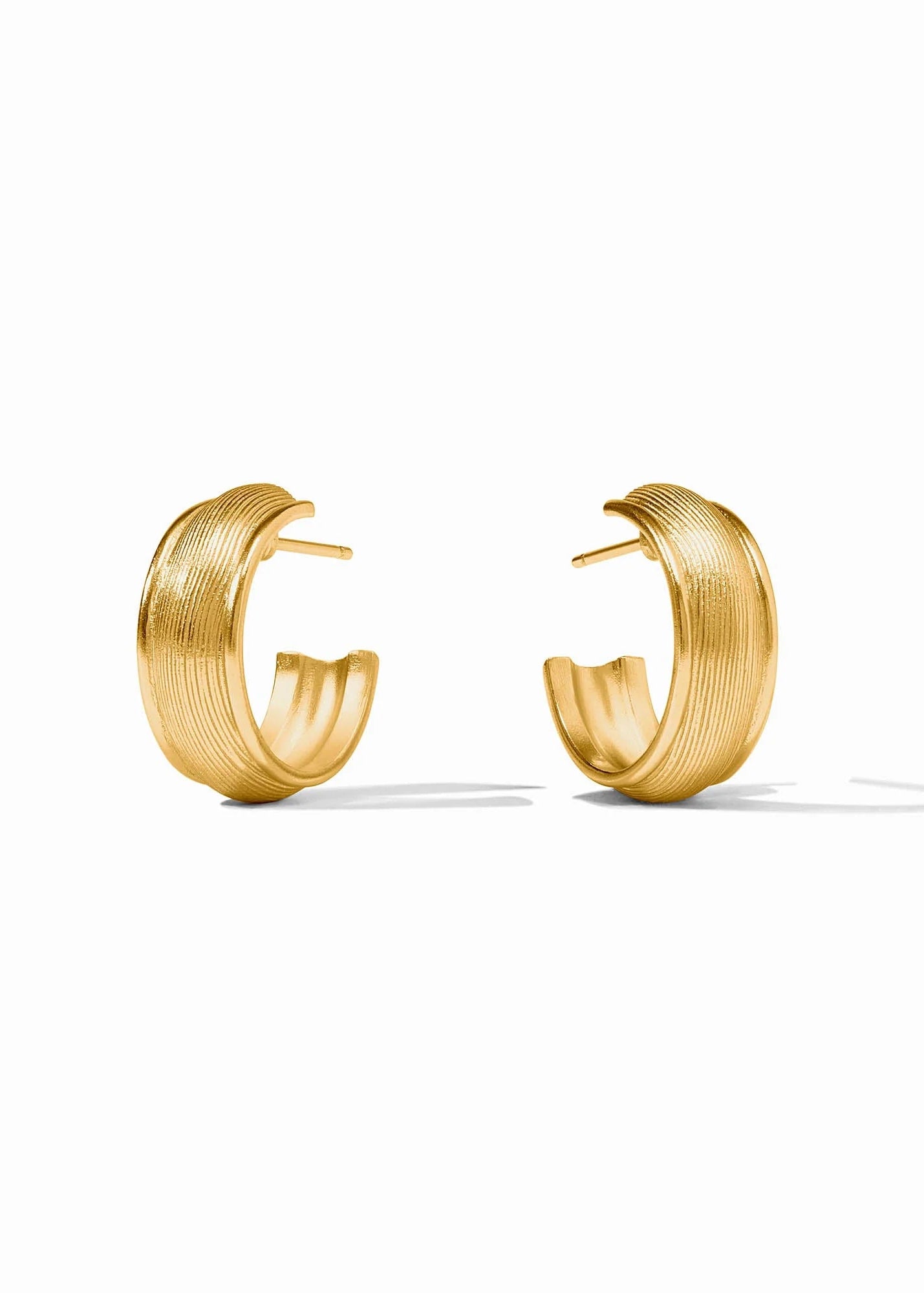 gold plated hoop earings