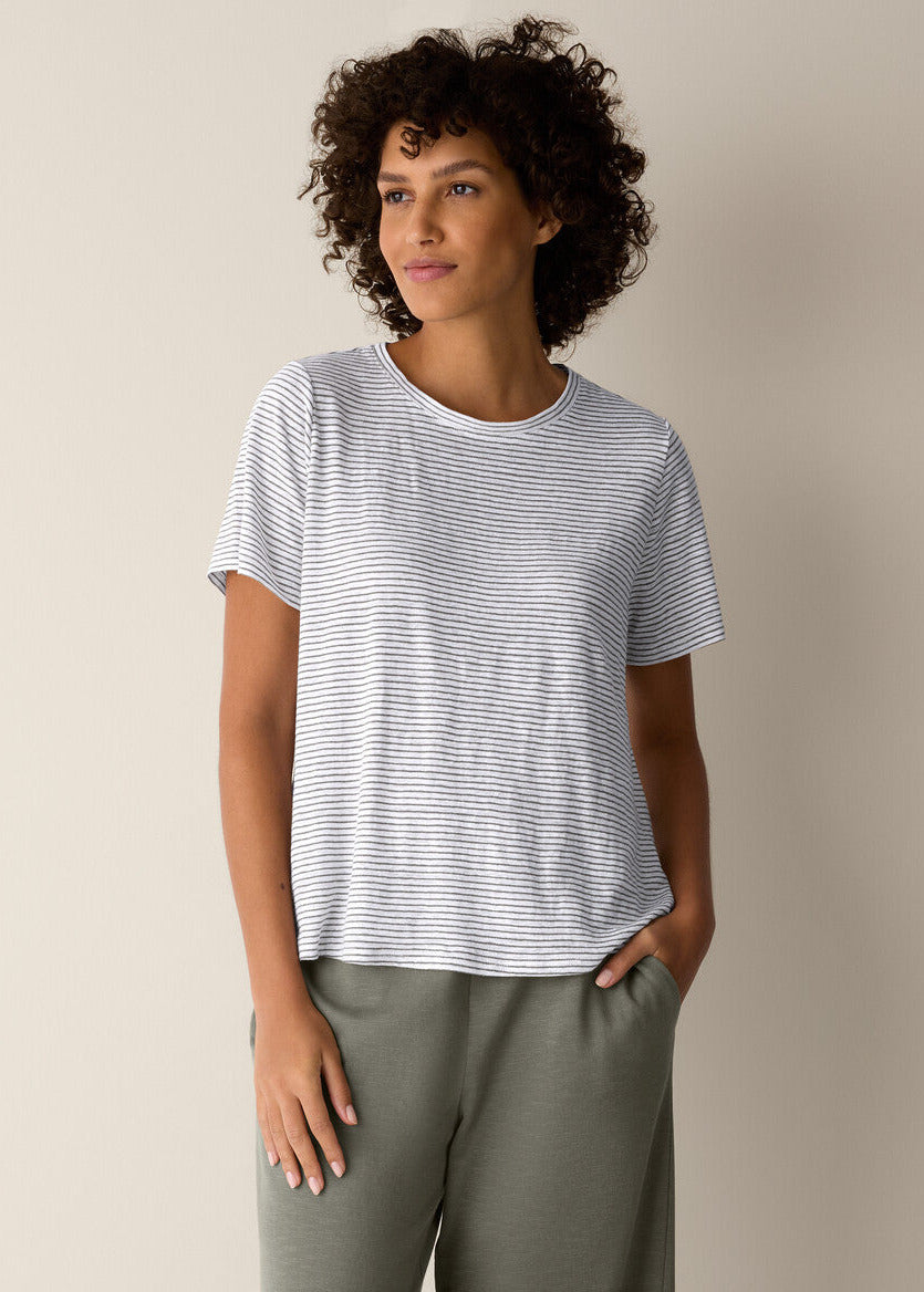 Crew Neck Short Sleeve Tee