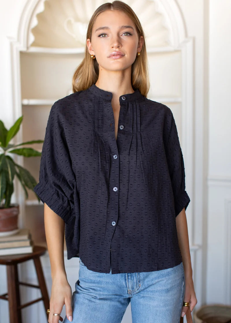 Mandarin Collar Top