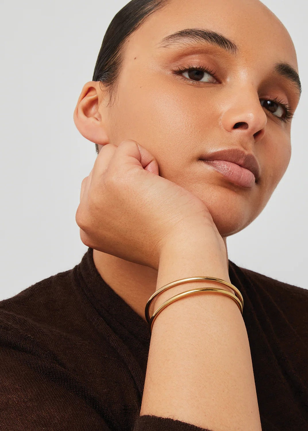 Dane Bangle Set - Gold - sz L