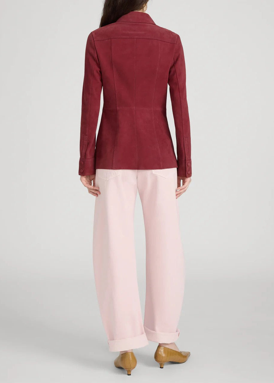 Woman wearing pink pants