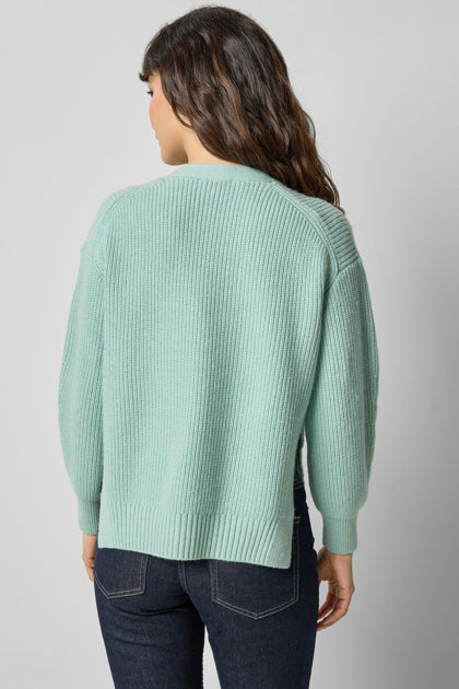 Relaxed Side Vent Cardigan
