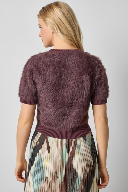 Short Sleeve Brushed Crewneck