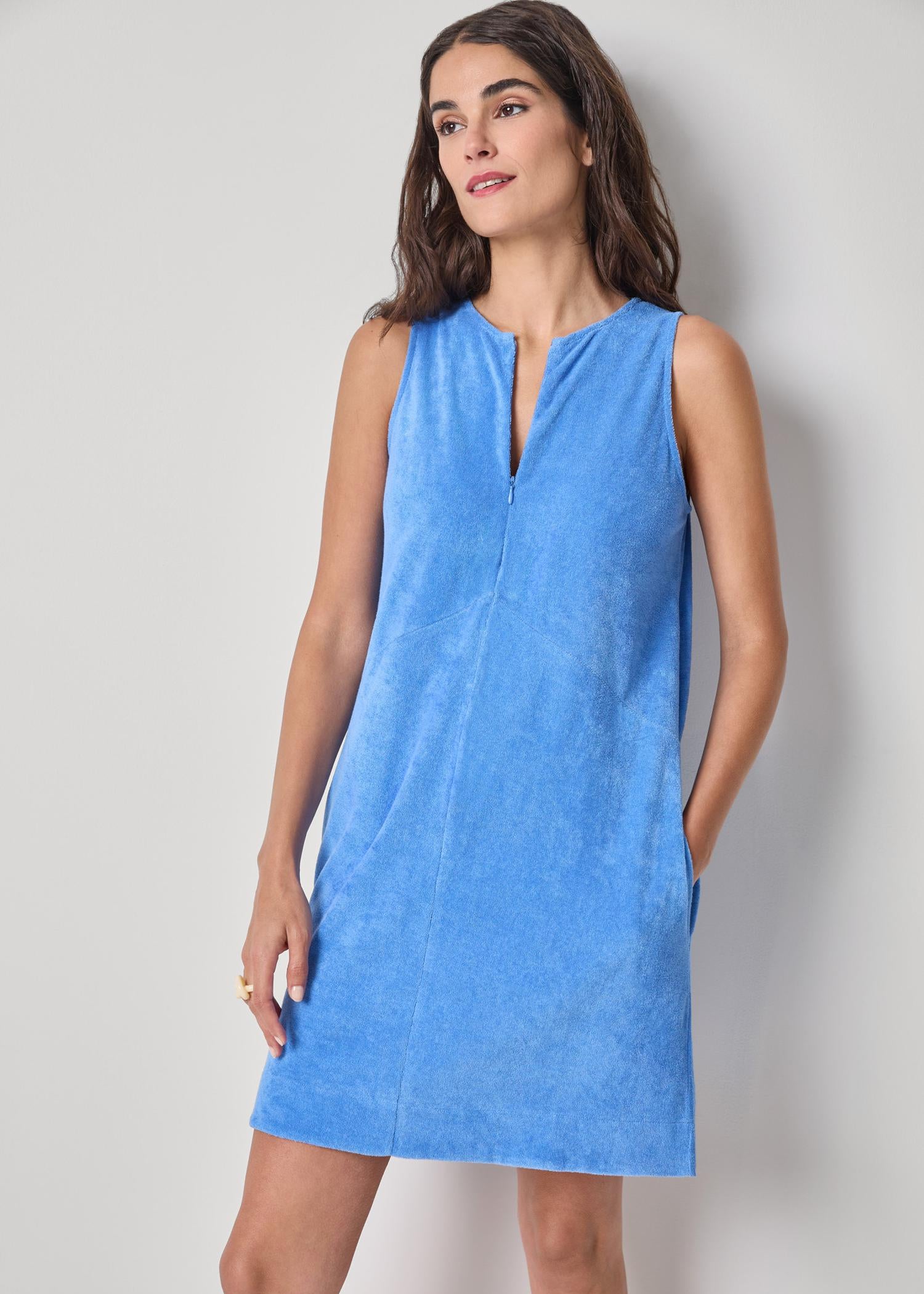 Terry Zip Dress