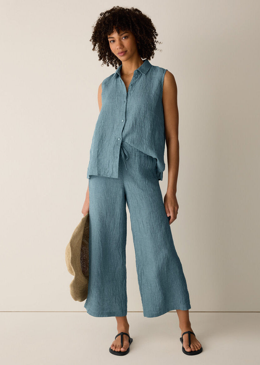 Organic Linen Wide-Leg Pant