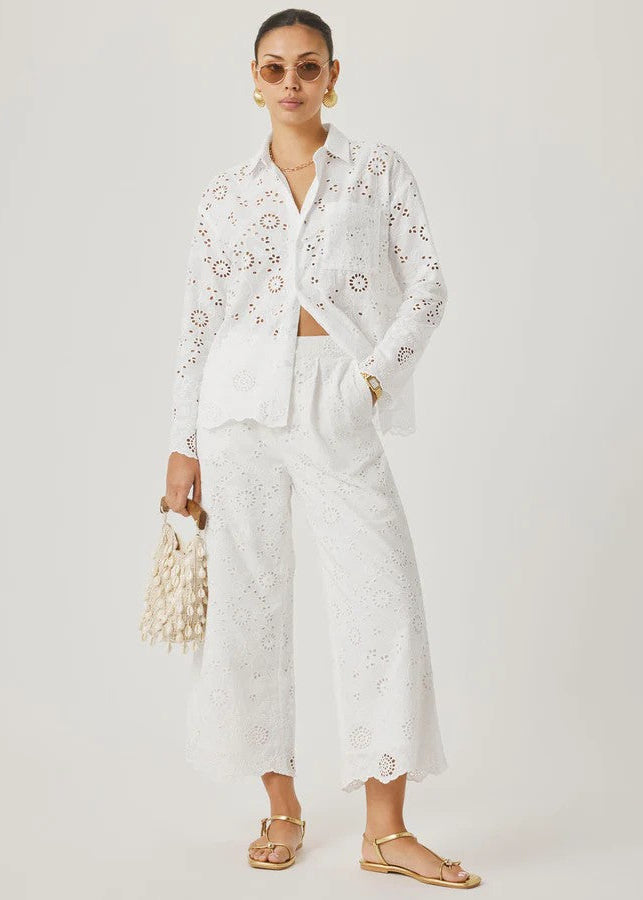 Eyelet Pant
