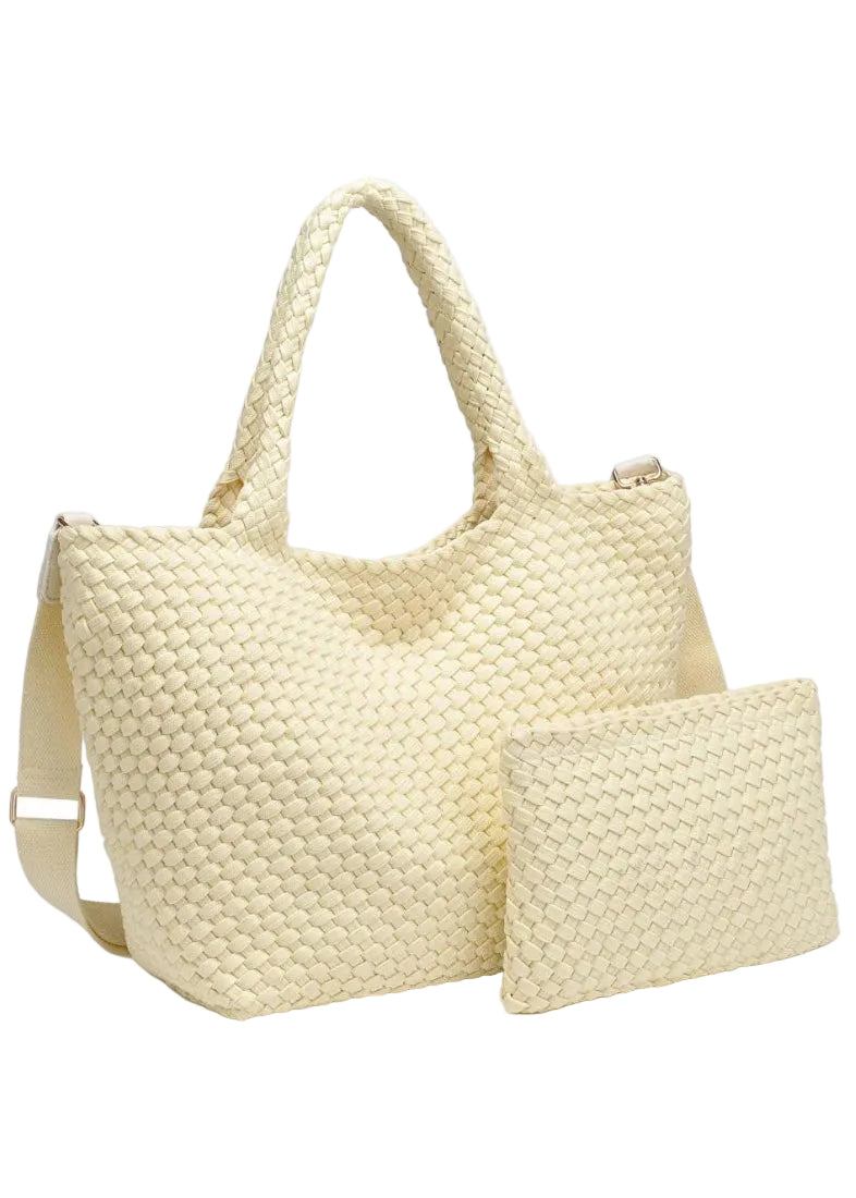 Sky's the Limit Medium Eco Tote "Butter"