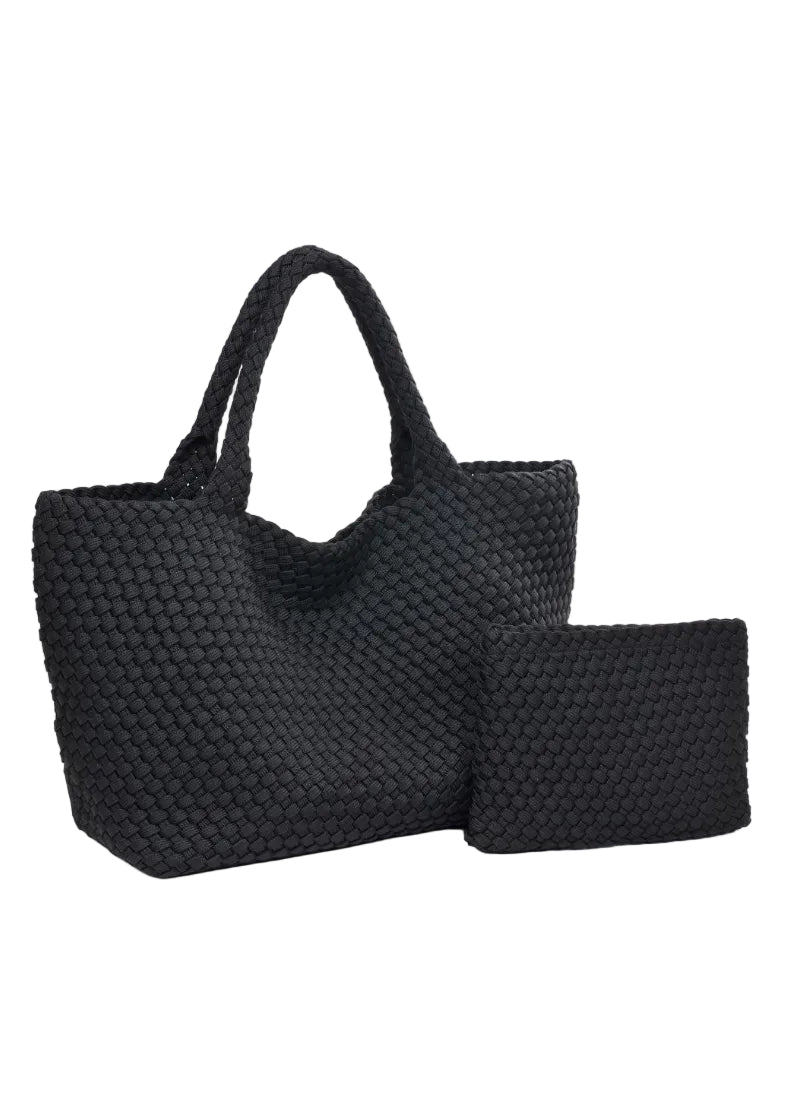 Sky's the Limit Large Eco Tote "Black"