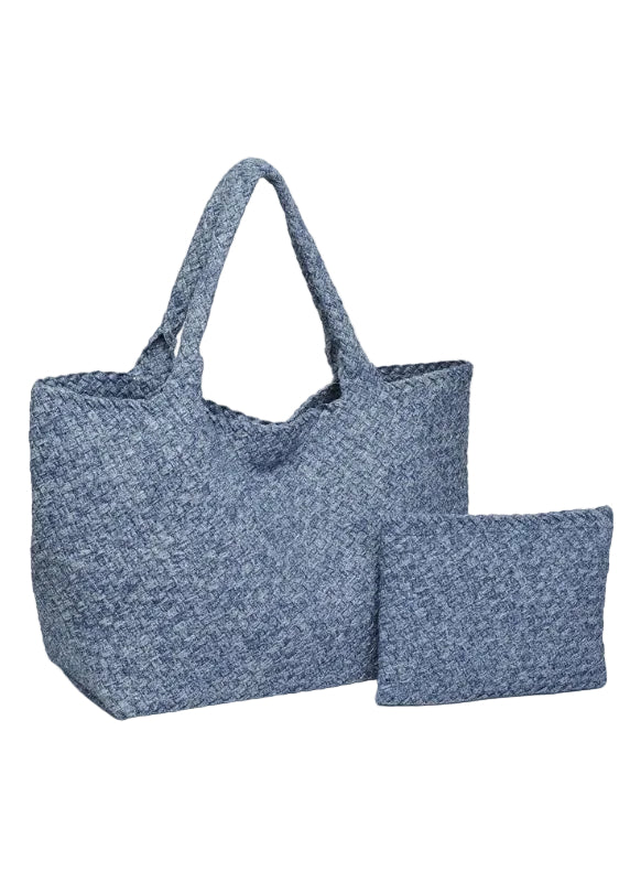 Sky's the Limit Large Tote "Denim"