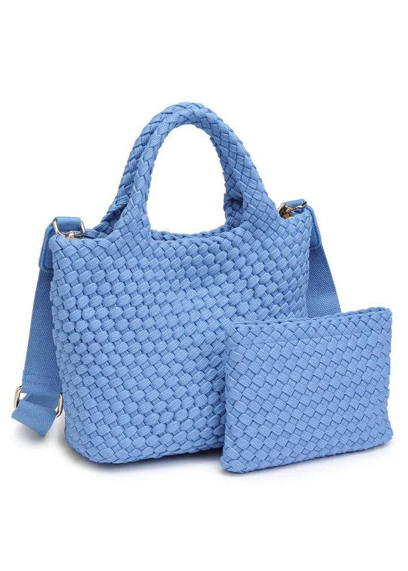 Sky's the Limit Small Eco Crossbody "Azure"