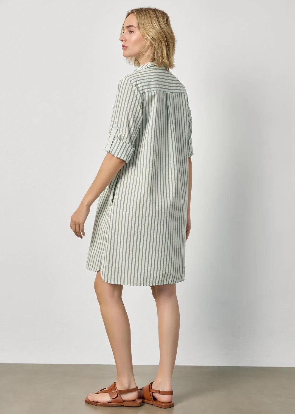 Stripe Shirt Dress