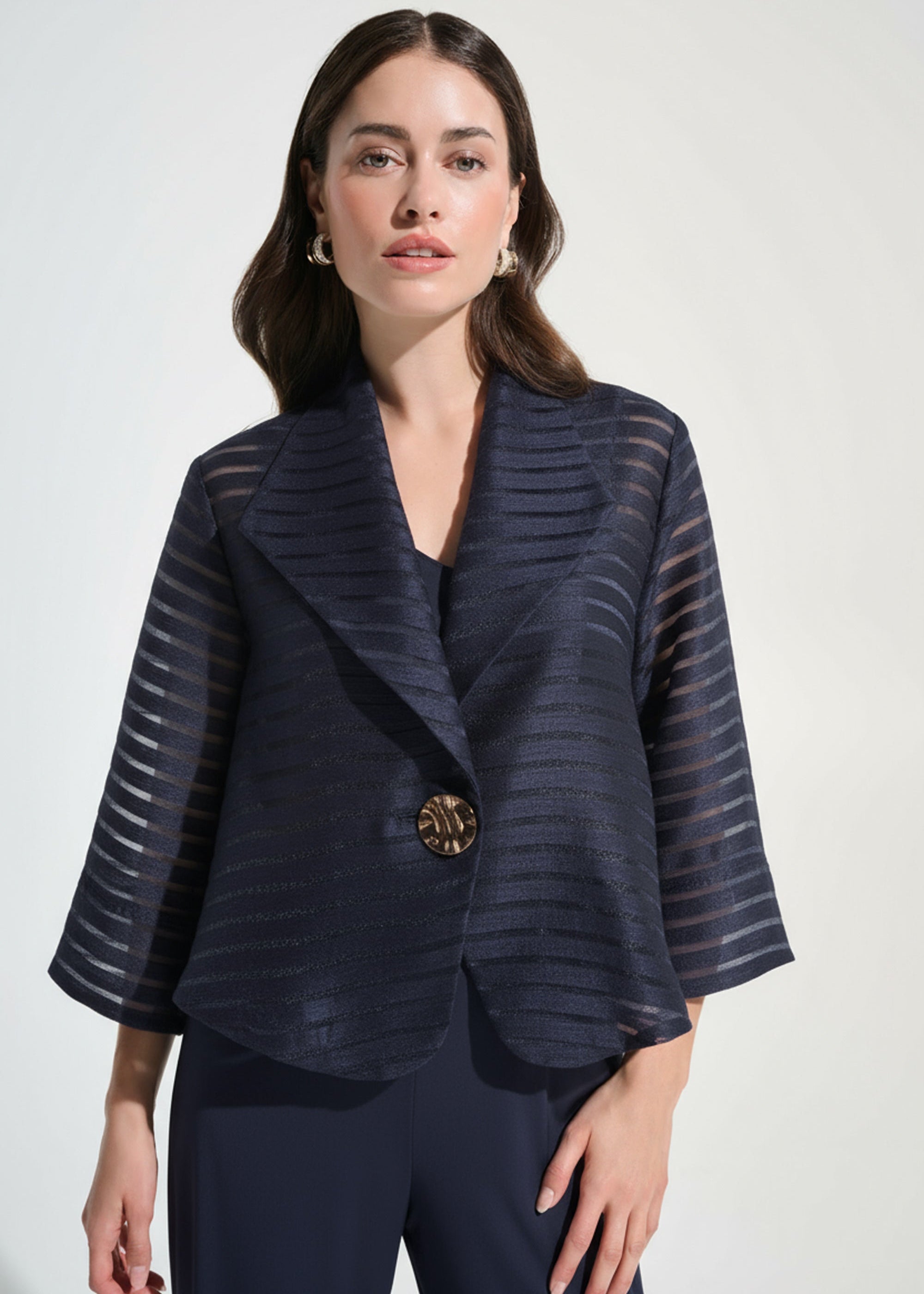 Shadow Stripe Swing Jacket