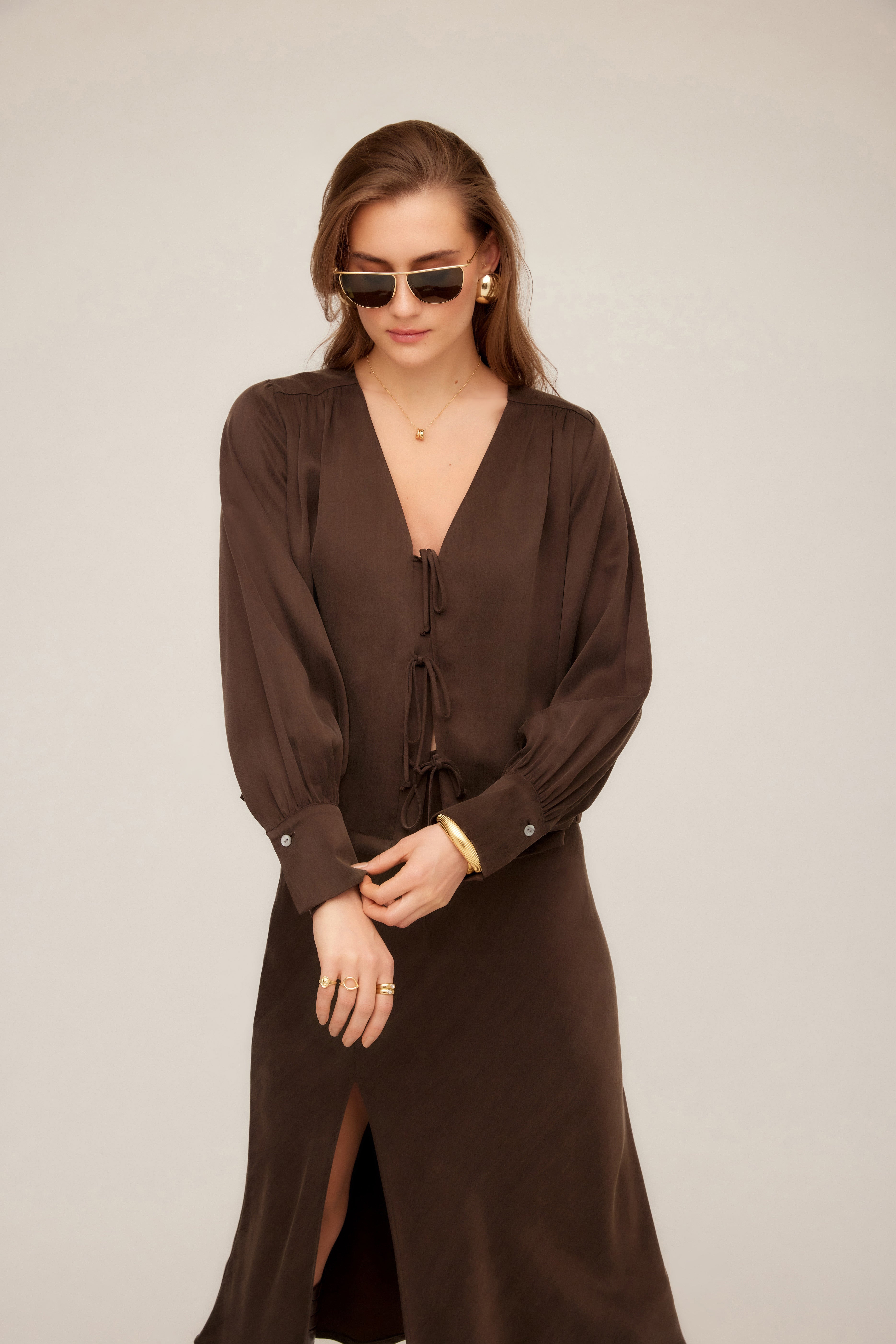 Kayla Bow Detail Blouse