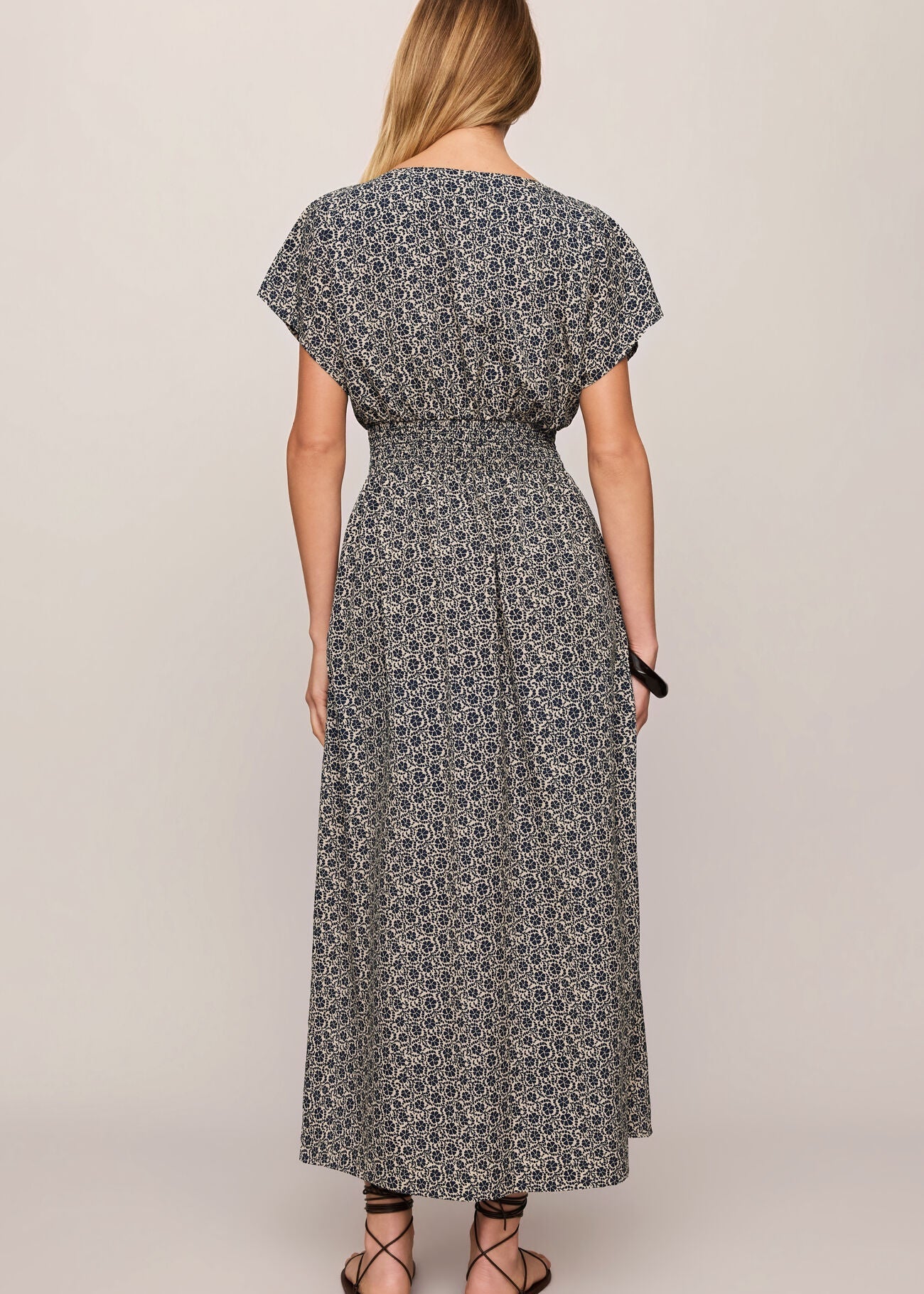 Woman in Floral Dress