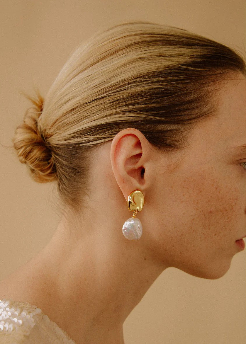 Coin Reflection Earrings