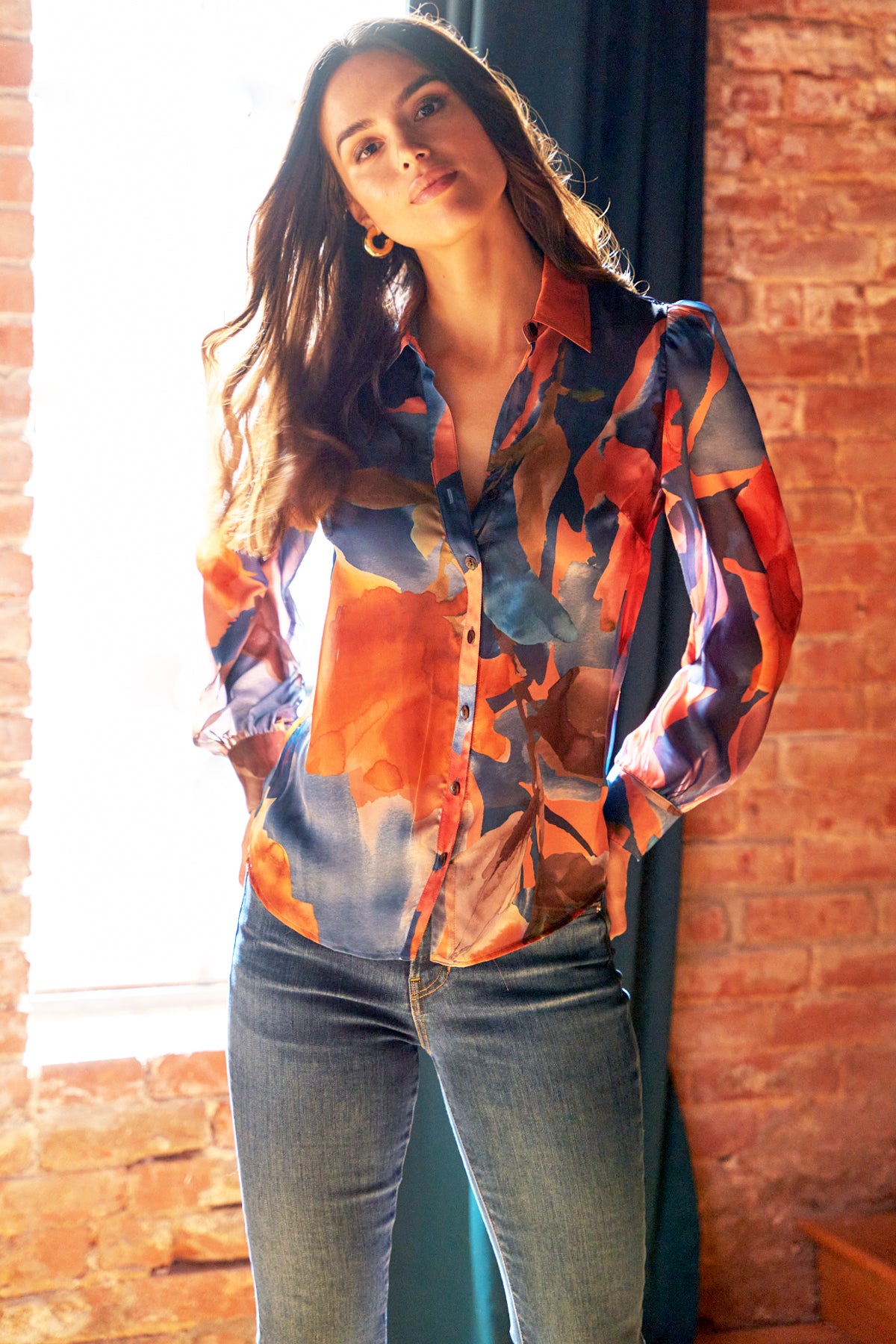 Coullette Blouse Sunset Floral