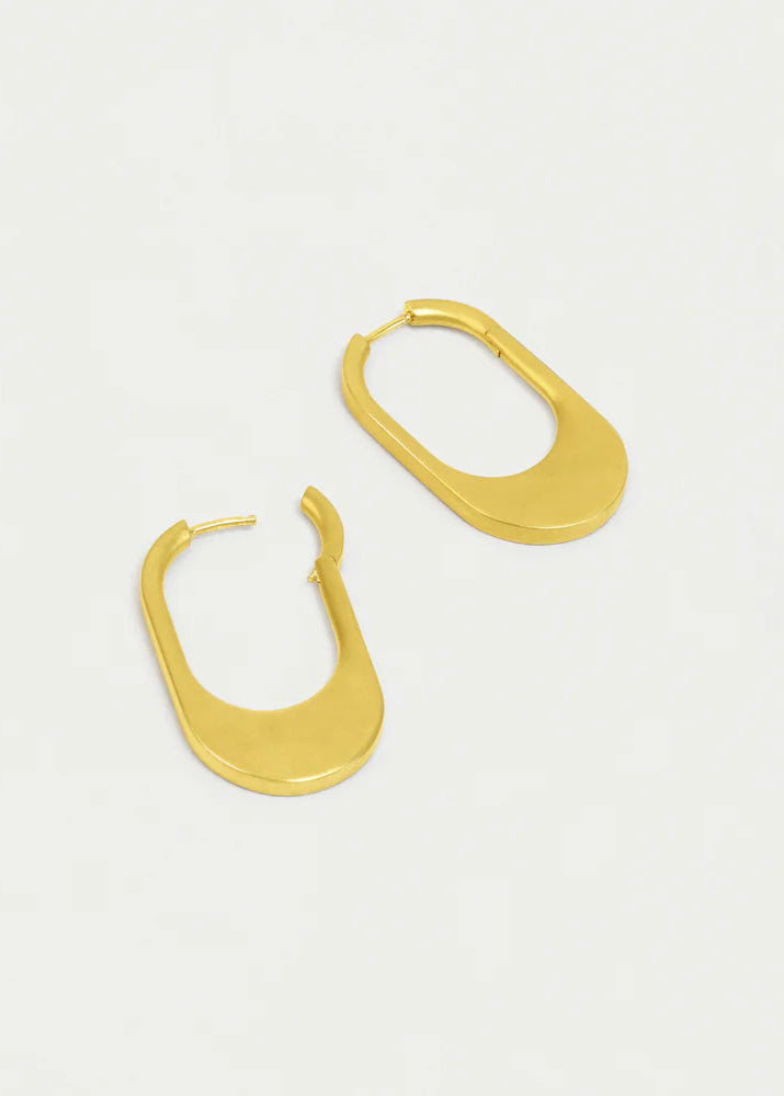 Crosby Hinged Huggie Hoops