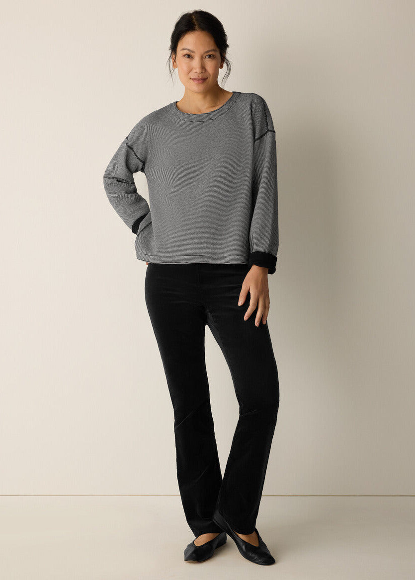 Round Neck Reversible Top