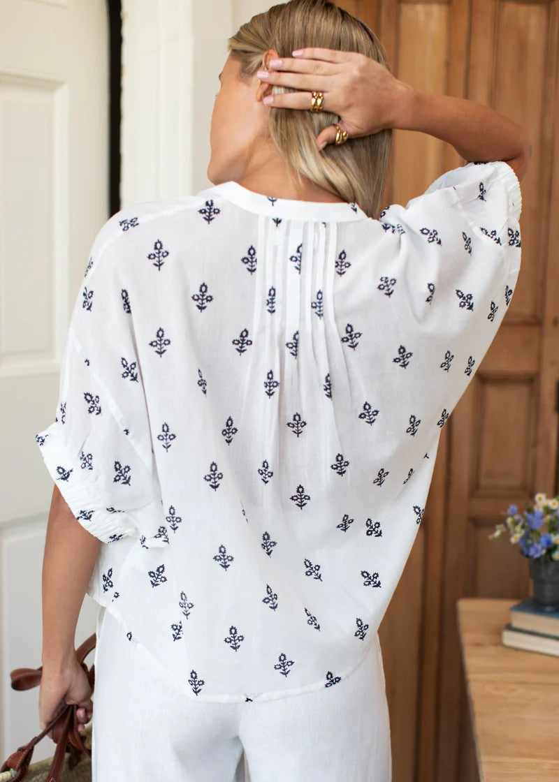 Mandarin Collar Top