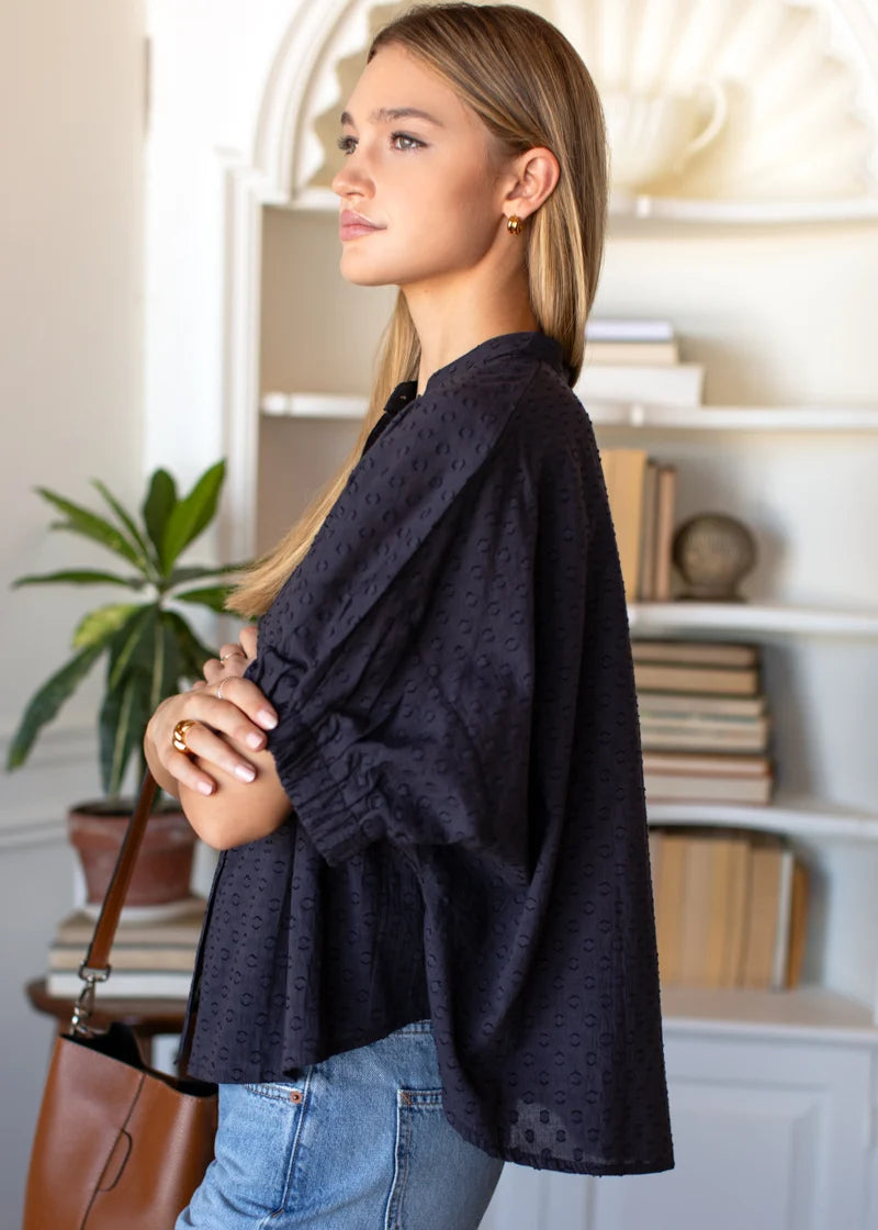Mandarin Collar Top