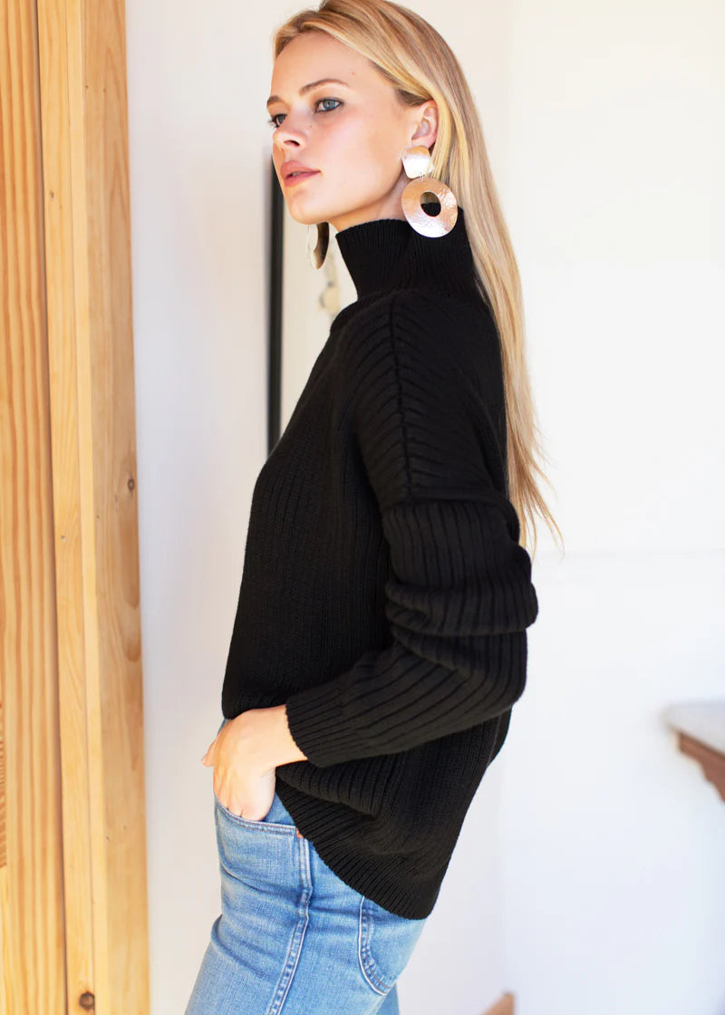 Carolyn Funnel Neck Sweater