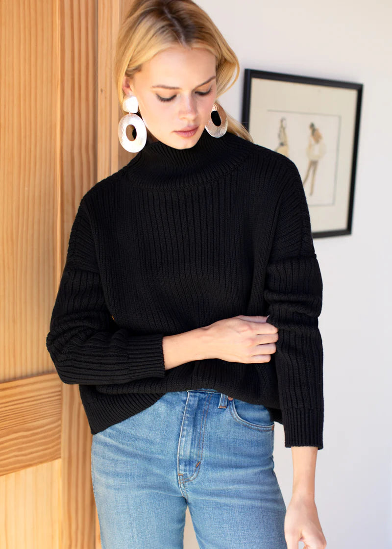 Carolyn Funnel Neck Sweater