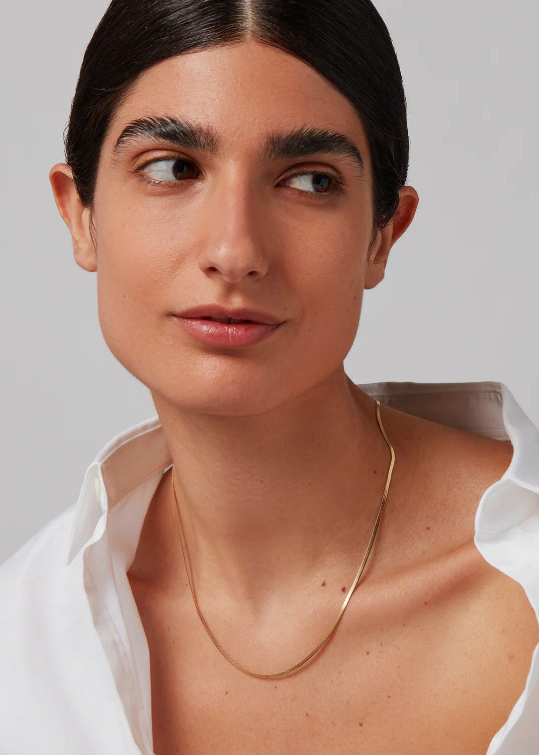 Zeina Slim Chain - Gold