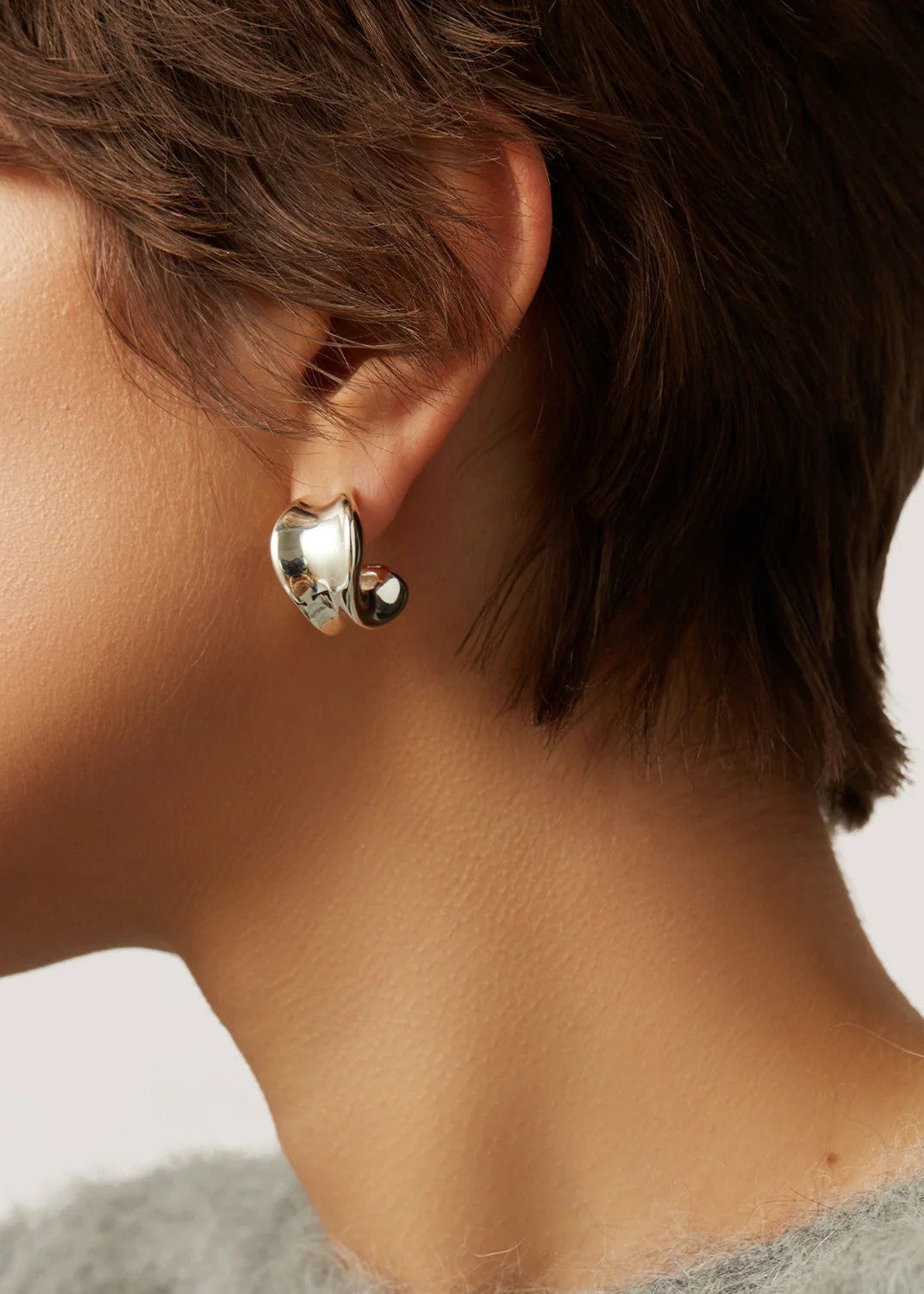 Duone Hoops - Silver