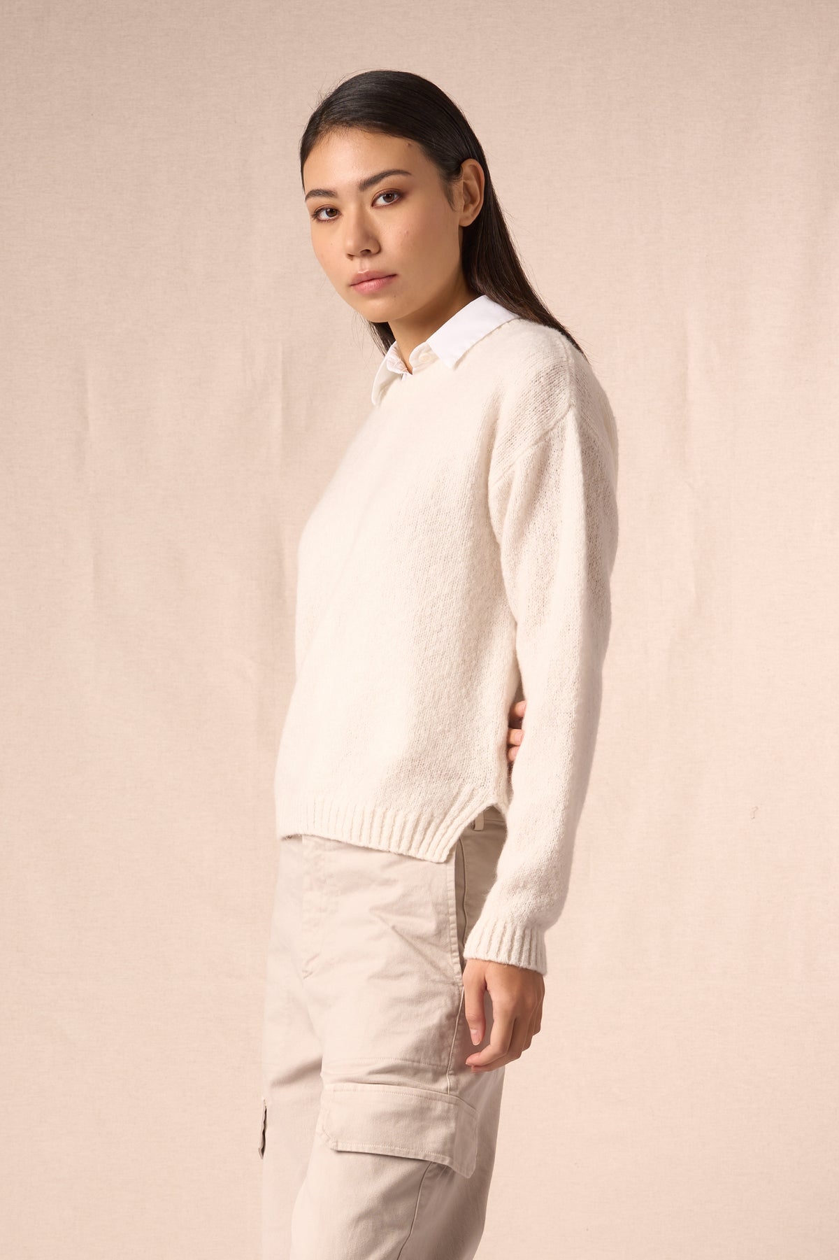 Crossley - Boucle L/S Crew Sweater - MERRAL