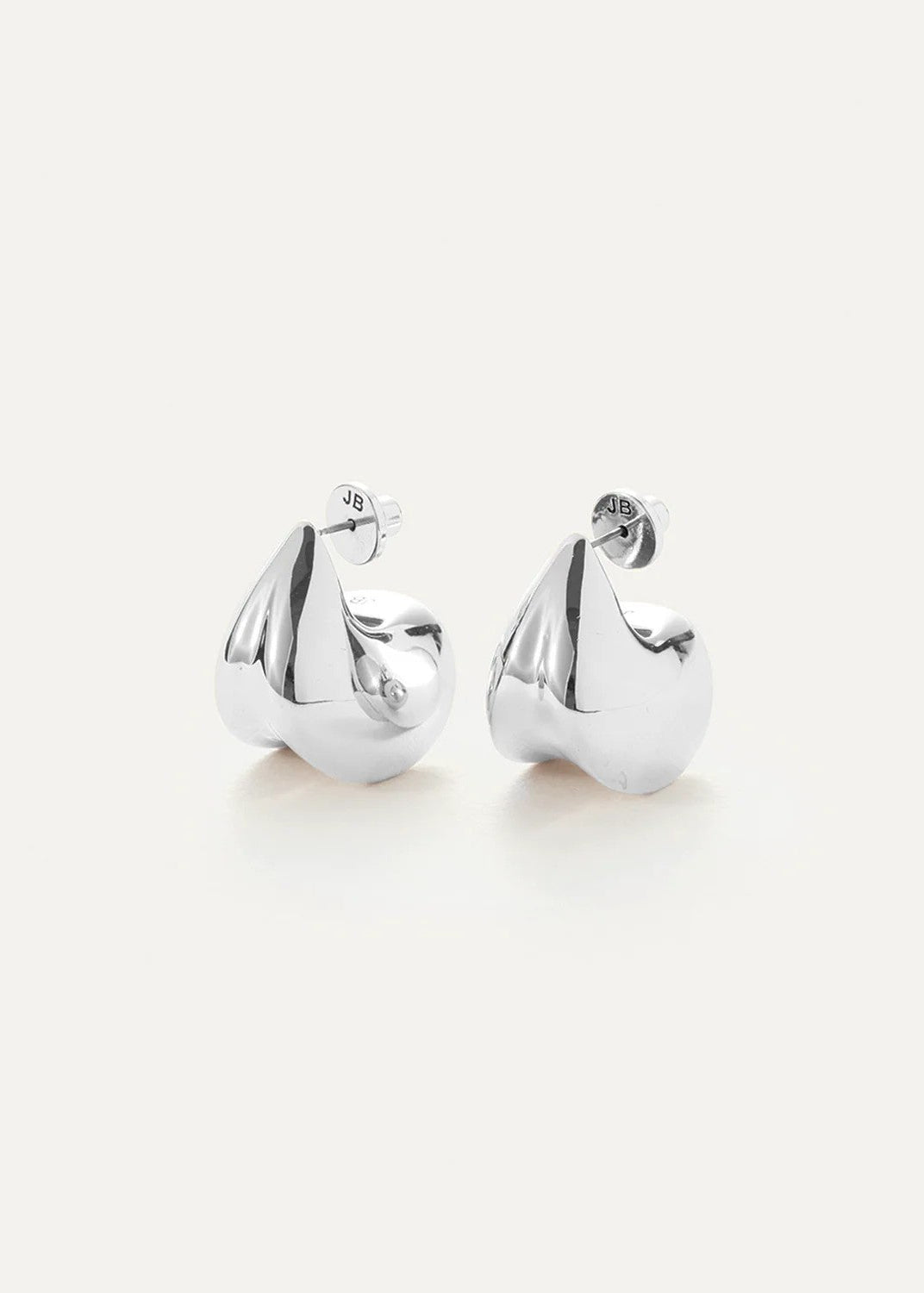 Nouveaux Puff Earrings - Silver