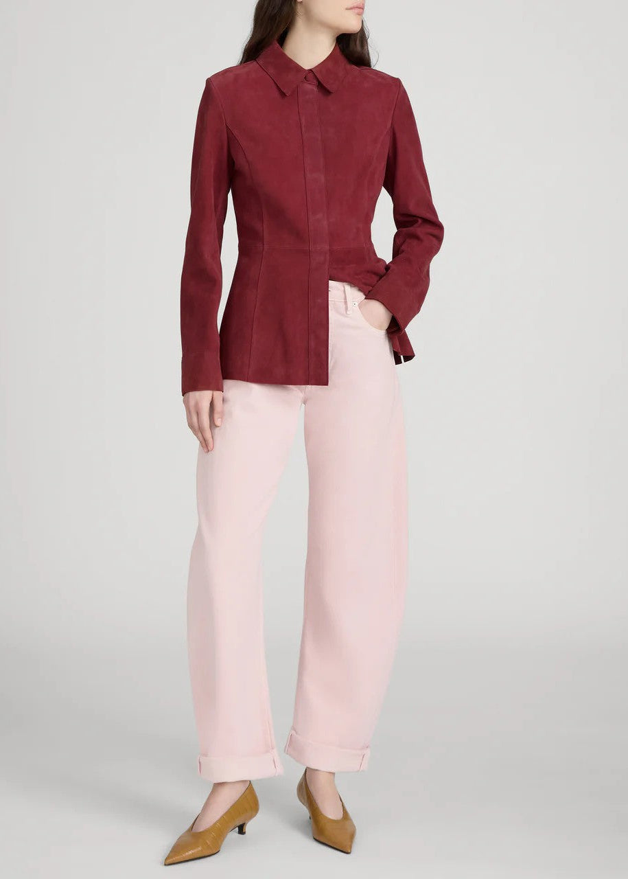 Woman wearing pink pants