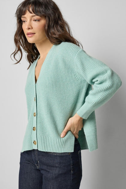 Relaxed Side Vent Cardigan