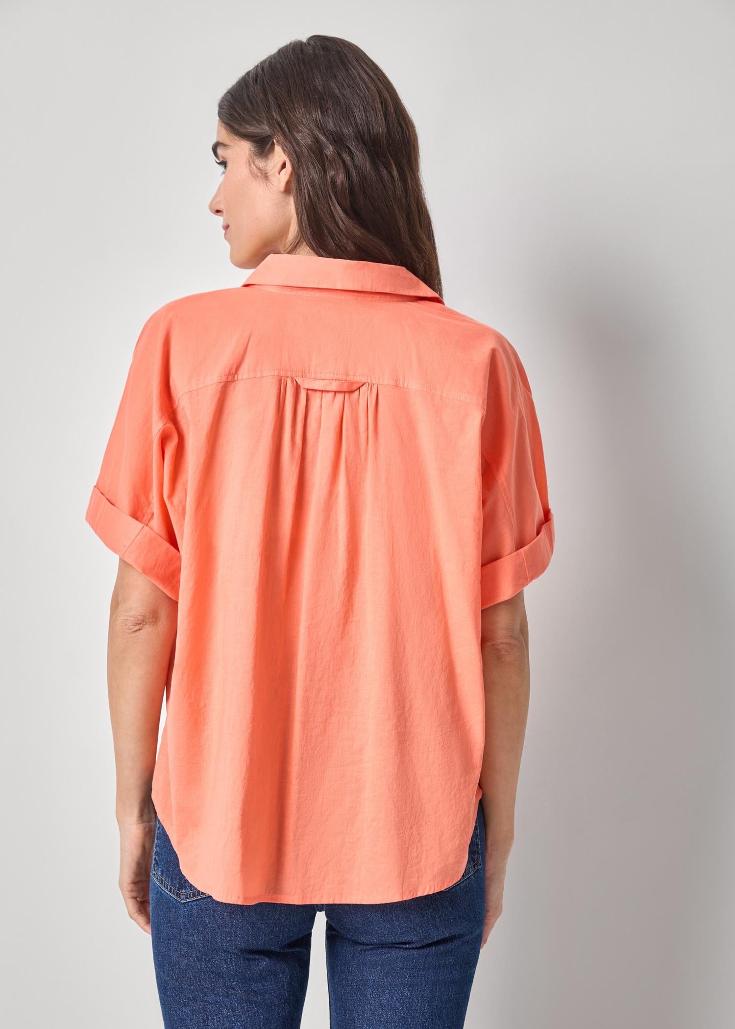 Elbow Sleeve Button Down