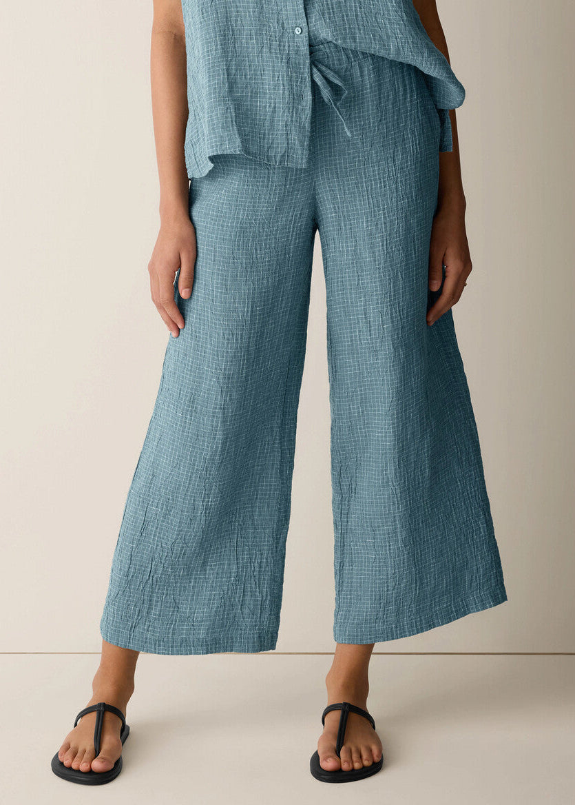 Organic Linen Wide-Leg Pant