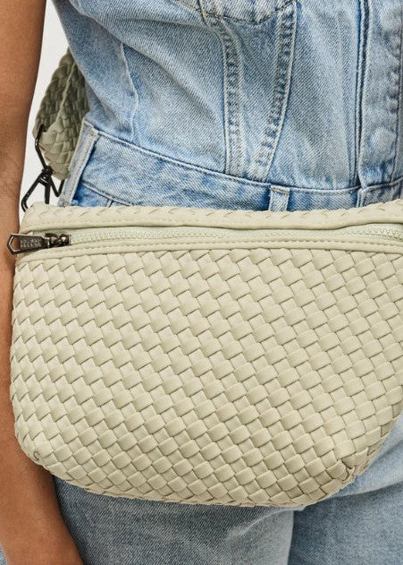 Ethereal Woven Neoprene Bag - Sage