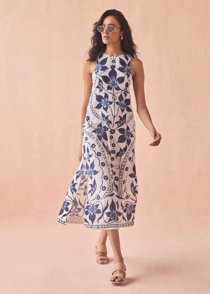 Woman in Floral Dress