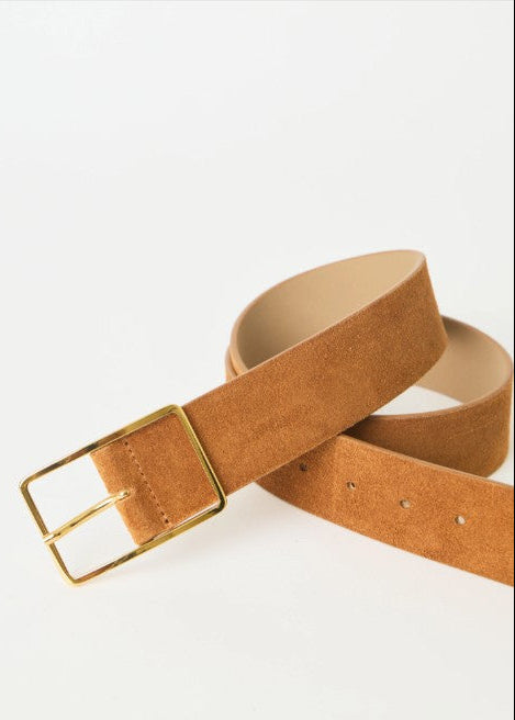 Milla Suede Belt "Sienna Gold"