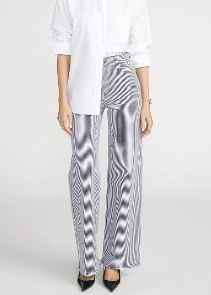 Le Slim Palazzo "Navy Stripe"