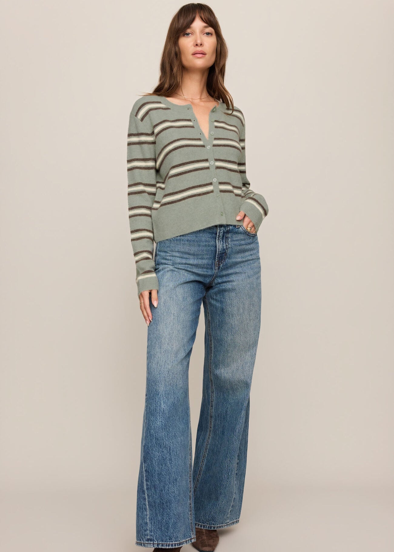 Medina Stripe Cardigan