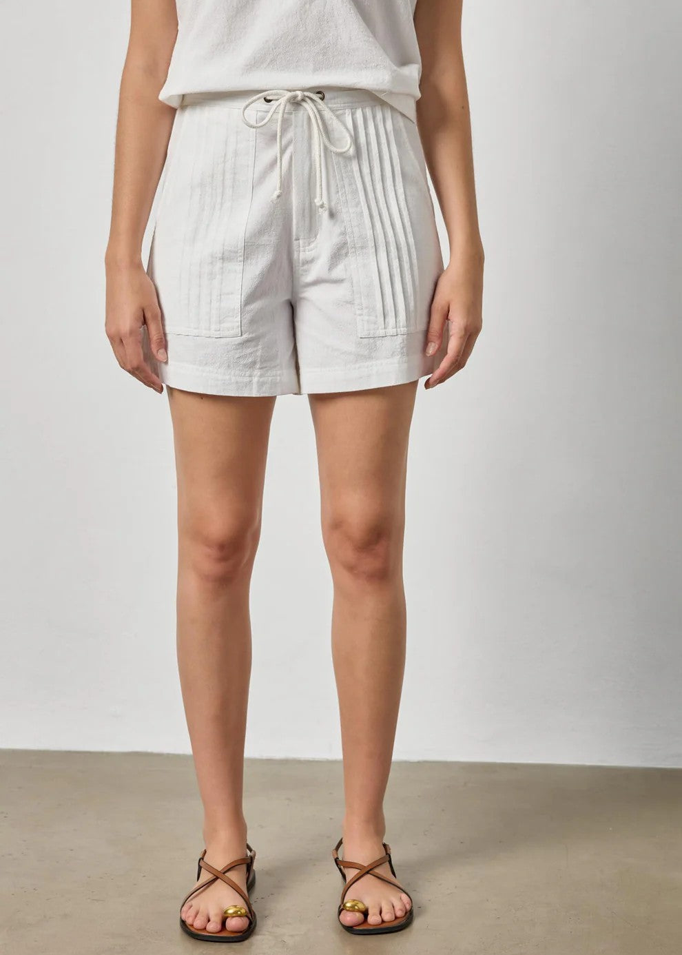 Pintuck Pocket Shorts